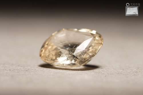 天然黄宝石  2.09ct 鑑別書付