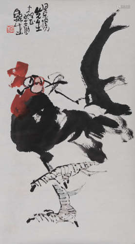 赵梅生(1926~2022)大吉图 1993年作 设色纸本 镜心