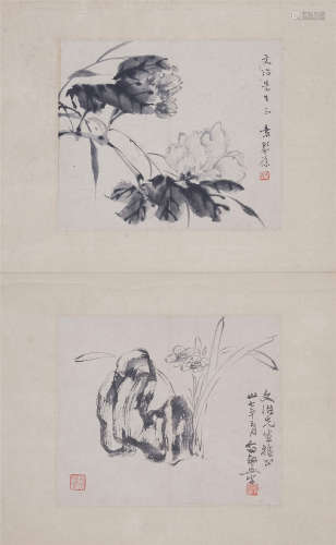 江兆申(1925-1996) 一枕卧溪凉  水墨纸本 立轴