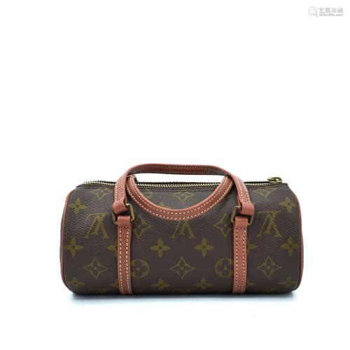 A LOUIS VUITTON VINTAGE PAPILLON MONOGRAM LEATHER HANDBAG