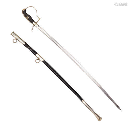 A VINTAGE SWORD WITH SCABBARD