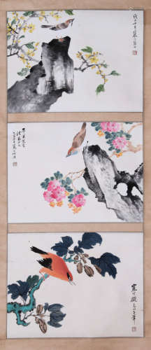 JIANG HANTING, ATTRIBUTED TO, FLOWER AND BIRD