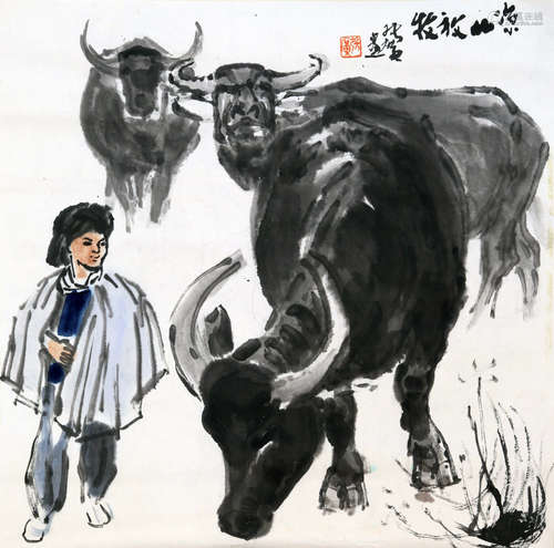 ZHANG GUANG, ATTRIBUTED TO, HERDING