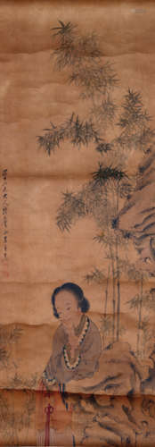 WANG SU, ATTRIBUTED TO, FEMALE SERVANT