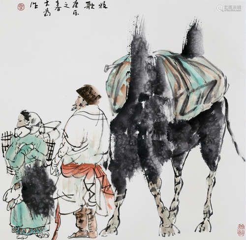 LIU DAWEI, ATTRIBUTED TO, PASTROL SONG