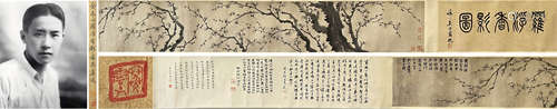 花卉，金农，纸本手卷