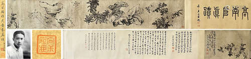 花鸟，高凤翰，纸本手卷