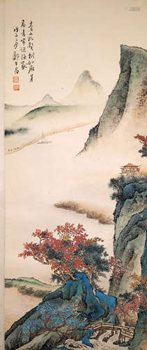 青山如鬓，鄭午昌