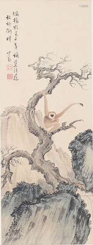 猿猴，溥儒