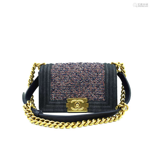 A CHANEL LIMITED EDITION DANIM LEBOY