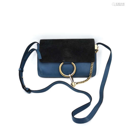 A CHOLE BLUE FAYA HANDBAG