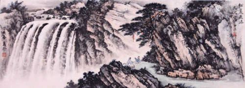 SONG MEILING, ATTRIBUTED TO, WATERFALL