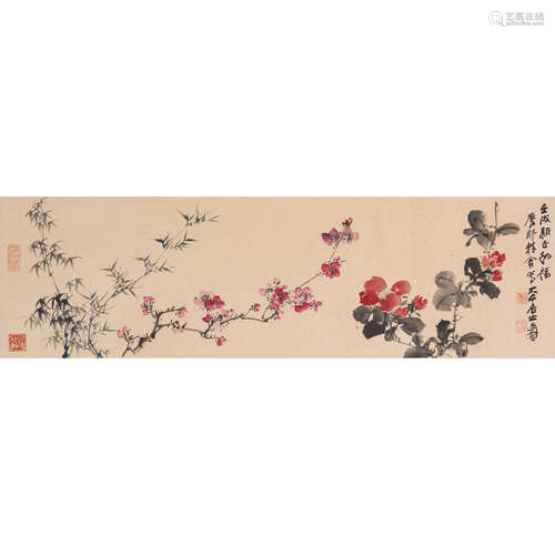 ZHANG DAQIAN, ATTRIBUTED TO, FLOWER