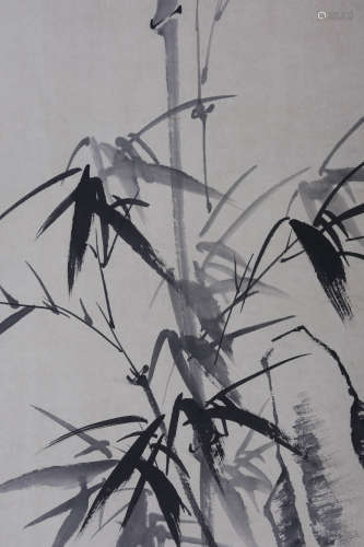徐元白(1893-1957) 墨竹图 1949年作 水墨纸本 立轴