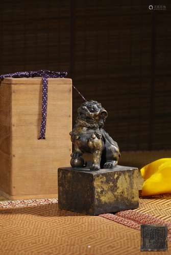 A BRONZE SEAL,QING DYNASTY