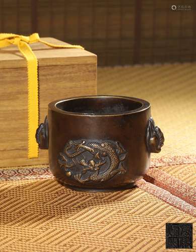 A BRONZE CENSE, QIANLONG PERIOD