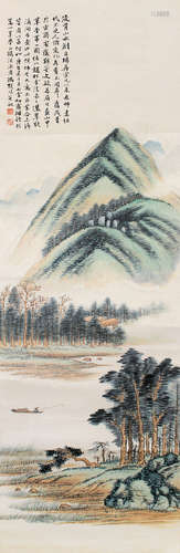 1882-1954 冯超然  山水 纸本 立轴