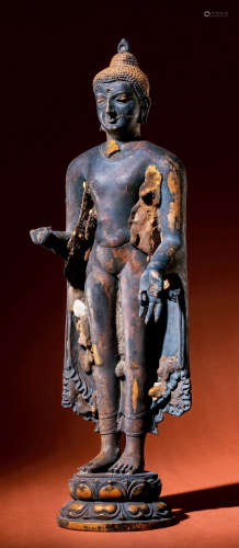 九至十世紀 銅立佛像