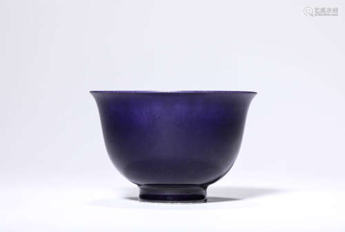 A Blue-Glazed Dragon Bowl