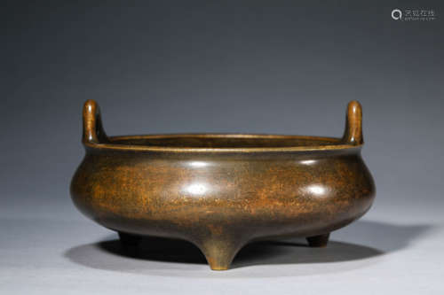 A Bronze Handled Censer