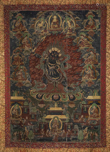 A Thangka Of Chakrasamvara