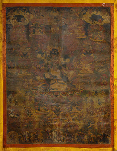 A Thangka Of Mahakala