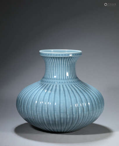 A Celadon-Glazed Vase