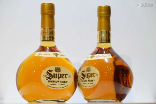 80年代 一甲 Nikka特级super威士忌 （共2支）2支760ml