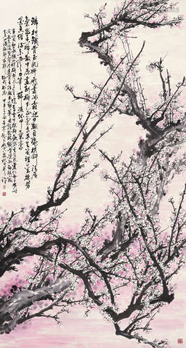 于希宁 （1913-2007） 万横香雪 甲子（1984年）作 设色纸本 立轴