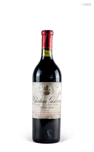 1865年法國美人魚酒莊紅酒750毫升 CHATEAU GISCOURS,MARGAUX 186...
