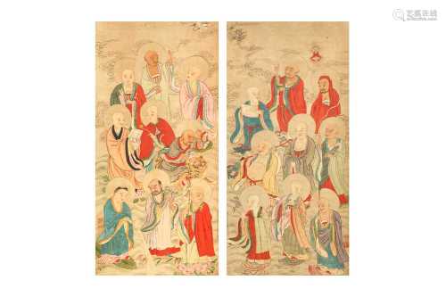 ATTRIBUTED TO QIAN XUAN 錢選（款）(Huzhou, China, 1235 - 1305)...