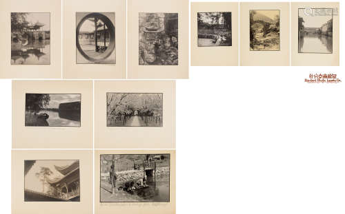 1936-1938年摄制 冠龙照相与赫斯伯格等西洋摄影师拍摄中国风情照...