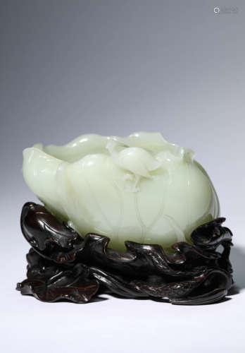 A Jade Lotus Washer