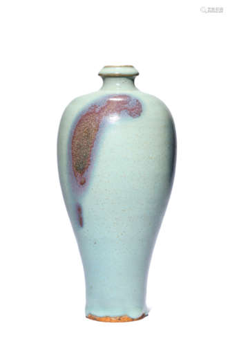 A Porcelain Jun-Type Meiping Vase