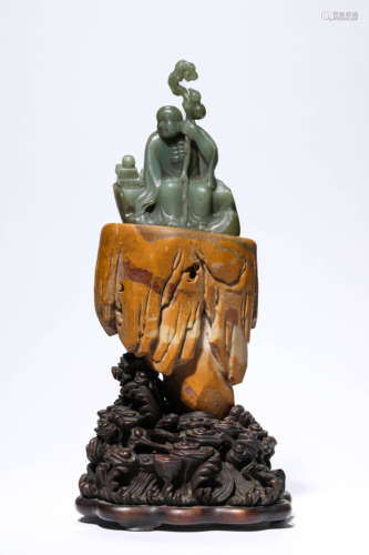 A Jade Luohan Statue