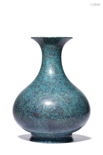 A Porcelain Lujun-Type Vase