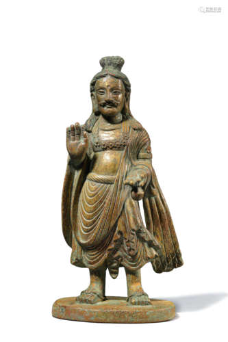 A Gilt-Bronze Buddha Statue