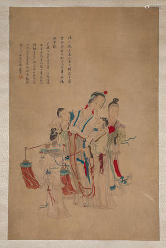 A Chinese Scroll Painting by Tang Yin