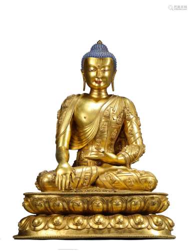 A Tibetan Sakyamuni Statue