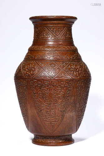 A Bamboo Beast Vase