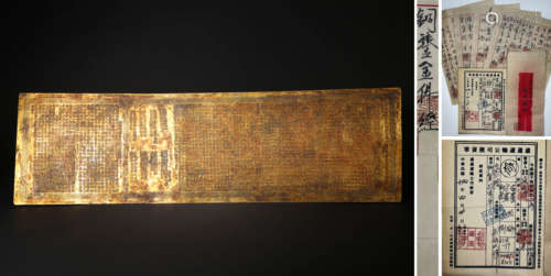 A Gilt-Bronze Buddhist Text