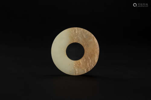 A Russet White Jade Disc