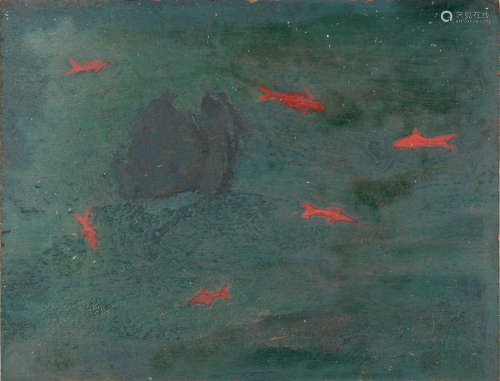 Attribute To Sanyu (1895-1966) Fishes,