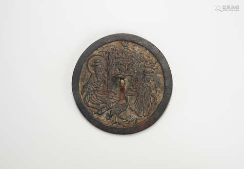 Song Dynasty- A Bronze Mirror ‘Figures’