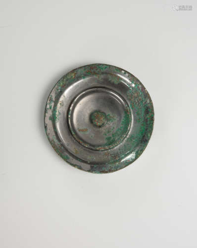 Tang Dynasty - A Thick Plain Bronze Mirrror