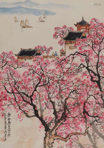 冯建吴(1910-1989) 江南春 1979年作 设色纸本 立轴