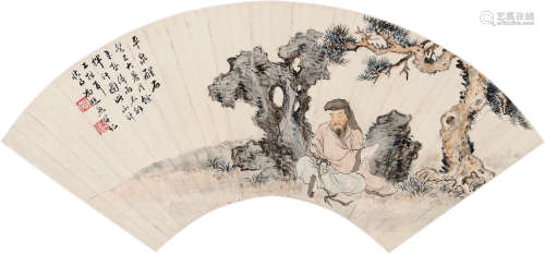 冯超然 (1882 ~ 1954)平泉醒石