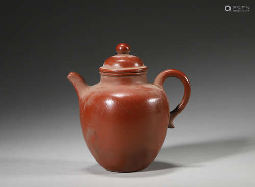 A zisha clay teapot ,Qing Dynasty,China