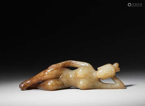 A jade figurine ornament,Han Dynasty,China