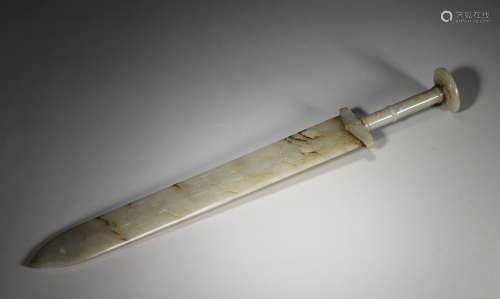 A jade sword,Han Dynasty,China